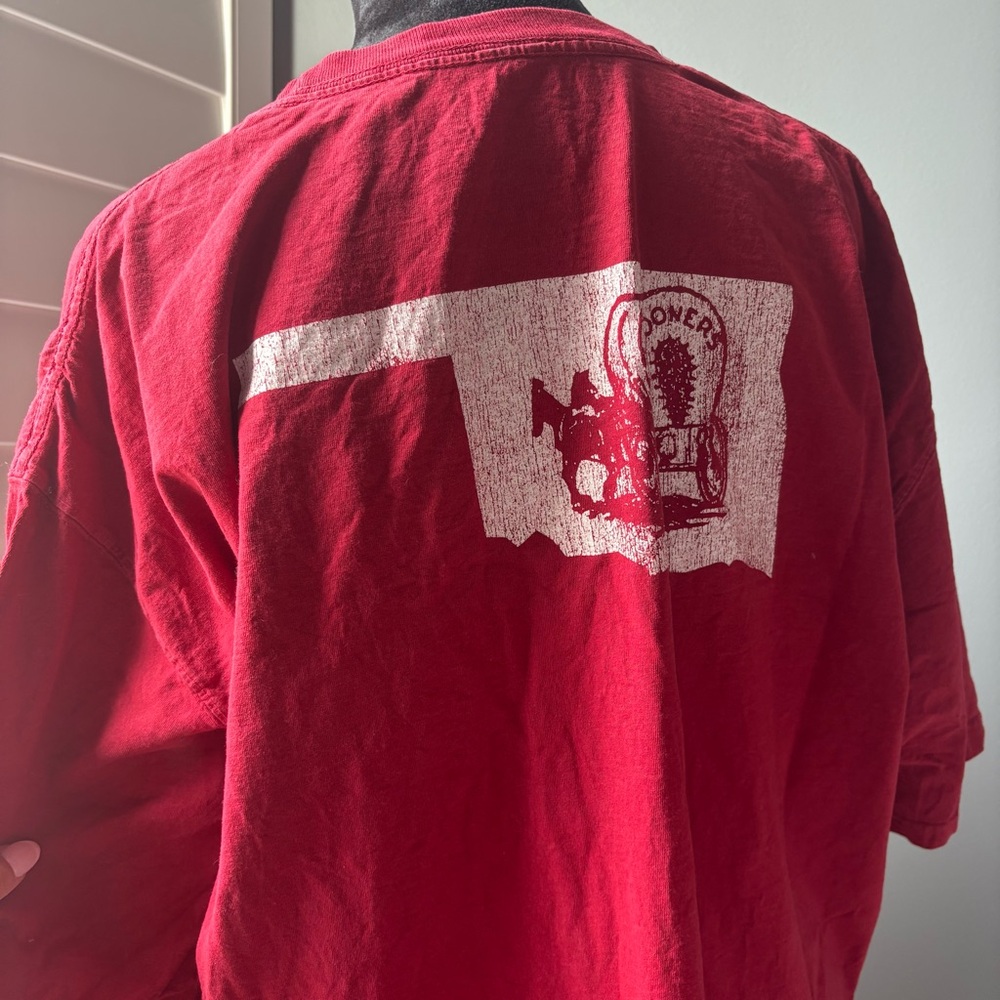 Etro Red Graphic Short Sleeve Tee